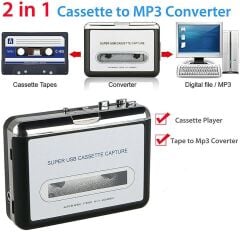SUNYOY Taşınabilir kaset çalar Walkman Audio Music Player Tape to MP3 Converter, Mixtape/Kaseti MP3