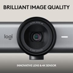 LOGİTECH MX Brio 705 for Business USB-C 4K Ultra HD Webcam Koyu Gri (960-001532)