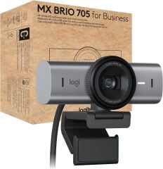 LOGİTECH MX Brio 705 for Business USB-C 4K Ultra HD Webcam Koyu Gri (960-001532) - 2