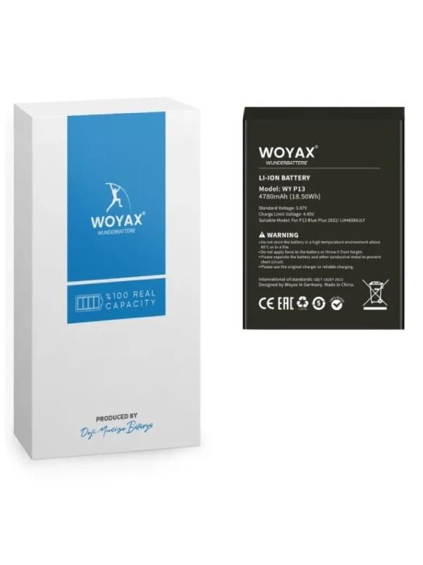 WOYAX by DEJİ REEDER P13 Blue / Blue Plus 4080mAh Batarya