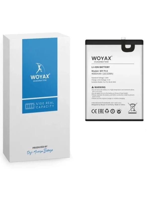 WOYAX by DEJİ REEDER P13 Blue Max 4680mAh Batarya