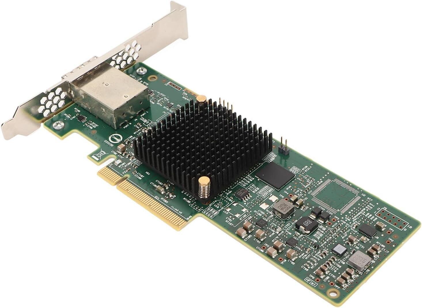 LSI SAS9300-8E 8 Port 12 GB/s SATA+SAS PCI-e 3.0 BT Modu Veri Yolu Adaptörü Denetleyici Kart