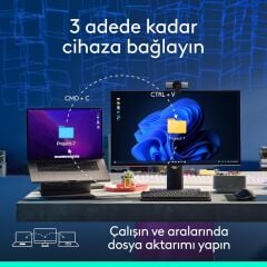 LOGİTECH MX Master 3S Bluetooth Edition 8000dpi Optik Sensörlü Sessiz Bluetooth Kablosuz Mouse Siyah (910-007501)