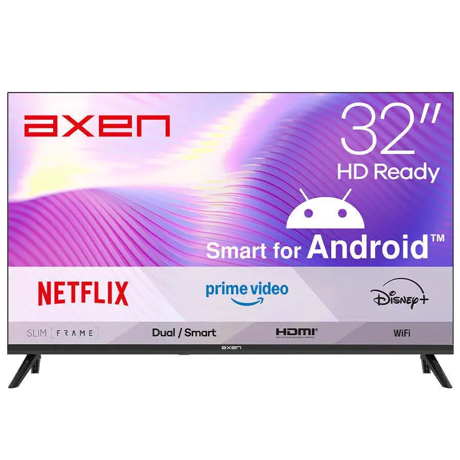 AXEN AX32HMLN-A14S 32'' 82 Ekran HD Ready Uydu Alıcılı Android Smart LED Televizyon