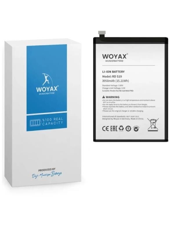 WOYAX by DEJİ REEDER S19 Max Pro 5000mAh Batarya