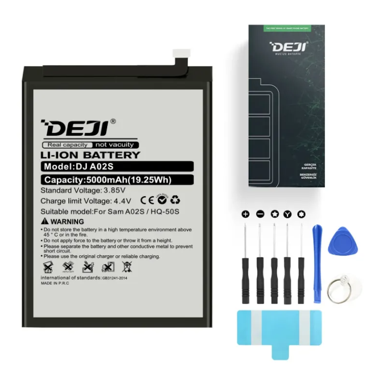 SAMSUNG Galaxy A02S 5000mAh Batarya DEJİ