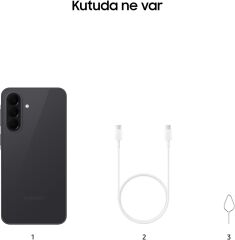 SAMSUNG Galaxy A37 5G 8/256GB Awesome Charcoal Cep Telefonu SM-A376B/DS
