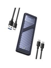 UGREEN 90408 CM559 M.2 SATA NVMe SSD USB 3.2 Gen2 UASP Trim M Desteği 10GB/s PCIe M-Key M+B Key Alüminyum