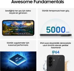 SAMSUNG Galaxy A27 5G 8/256GB Black Cep Telefonu SM-A276B/DS