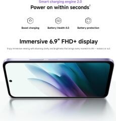 XİAOMİ Redmi 15 8/256GB Midnight Black Cep Telefonu