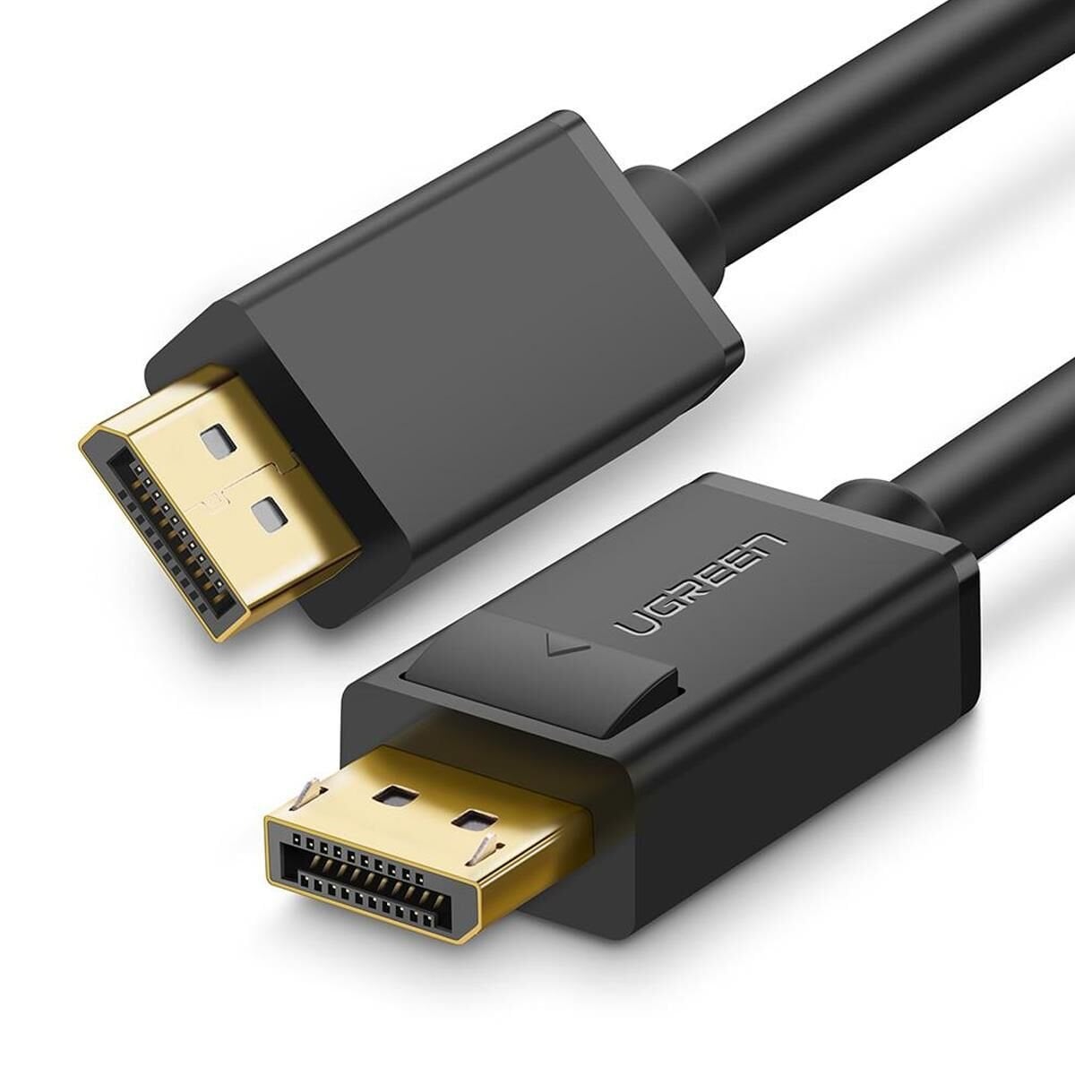 UGREEN 10212 DP102 3D 4K Görüntü Desteği DisplayPort to DisplayPort DP 1.2 Kablosu Siyah 3metre