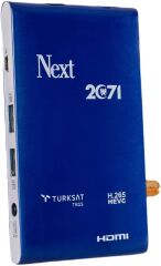 NEXT 2071 IPTV Next TV Çanaklı Çanaksız Mpeg4 Full HD Uydu Alıcısı Mavi