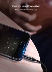 UGREEN 20816 AV134 3.5mm 2li Aux Kulaklık Çoklayıcı 2 Kulaklığı Aynı Anda Kullanın Daha Az Sinyal Kaybı