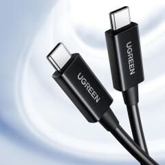 UGREEN 60621 US501 Thunderbolt 4.0 40GB/s 100W 8K 60Hz Şarj Data ve Görüntü Aktarım Kablosu 2metre