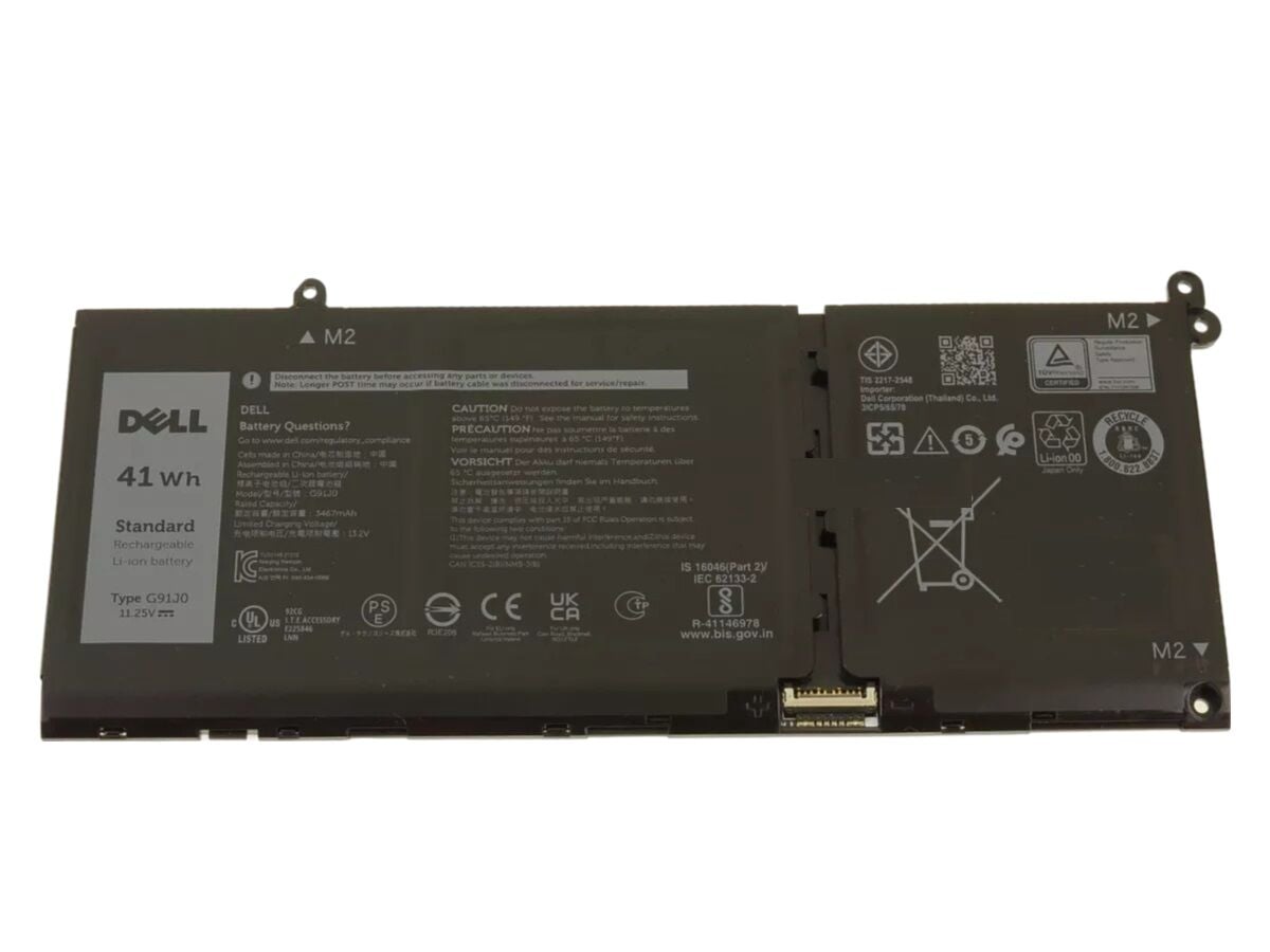 DELL Latitude 3320 3420 3520 (G91J0) 11.25V 41Wh 3 Cell Li-İon 3467mAh Orijinal Notebook Batarya 055NW