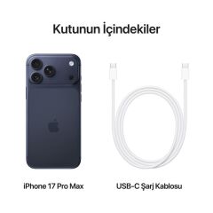 APPLE iPhone 17 Pro Max 512GB Abis Cep Telefonu MFYU4TU/A (Apple TÜRKİYE Garantili)