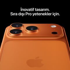APPLE iPhone 17 Pro Max 512GB Kozmik Turuncu Cep Telefonu MFYT4TU/A (Apple TÜRKİYE Garantili)