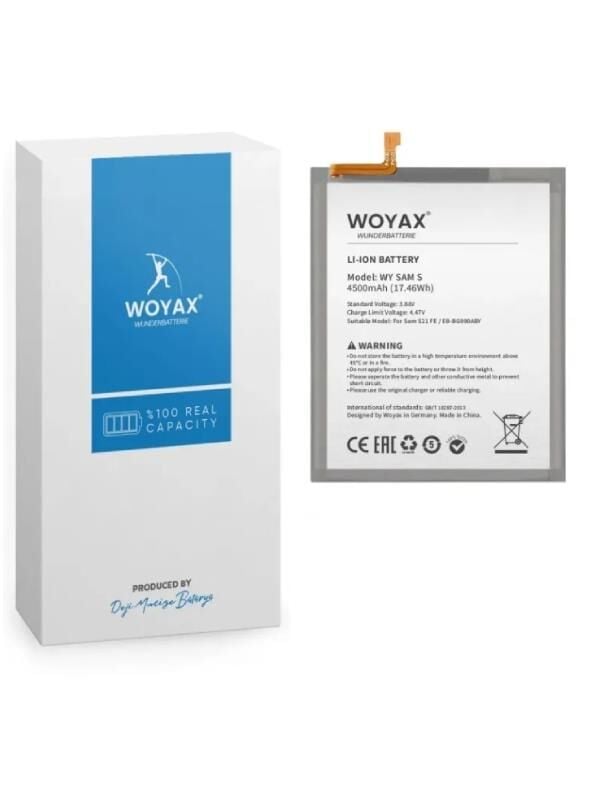WOYAX by DEJİ SAMSUNG Galaxy S21 FE 5G 4500mAh Batarya
