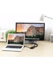 UGREEN 10477 MD105 4K Mini DisplayPort Erkek to DisplayPort Erkek Dönüştürücü Kablo Siyah 1.5metre