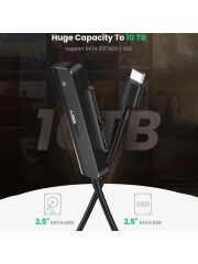 UGREEN 70610 CM321 USB-C to Sata 3 Dönüştürücü Adaptör Kablosu UASP Desteği ile 5GB/s Yüksek Hız - 2