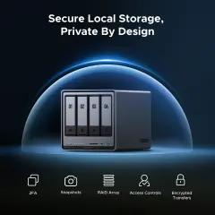 UGREEN 95628 NASync DXP4800 Pro 4 Disk + 2 M.2 Yuvalı Intel Core i3-1315U 16GB DDR5 10GbE + 2.5GbE NAS Depolama Ünitesi