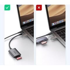 UGREEN 15251 CM401 USB-C to SDHC miniSD microSD MMC RS-MMC MMCmicro SDXC SD Çok Fonksiyonlu Kart Okuyucu - 2