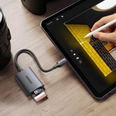 UGREEN 15251 CM401 USB-C to SDHC miniSD microSD MMC RS-MMC MMCmicro SDXC SD Çok Fonksiyonlu Kart Okuyucu
