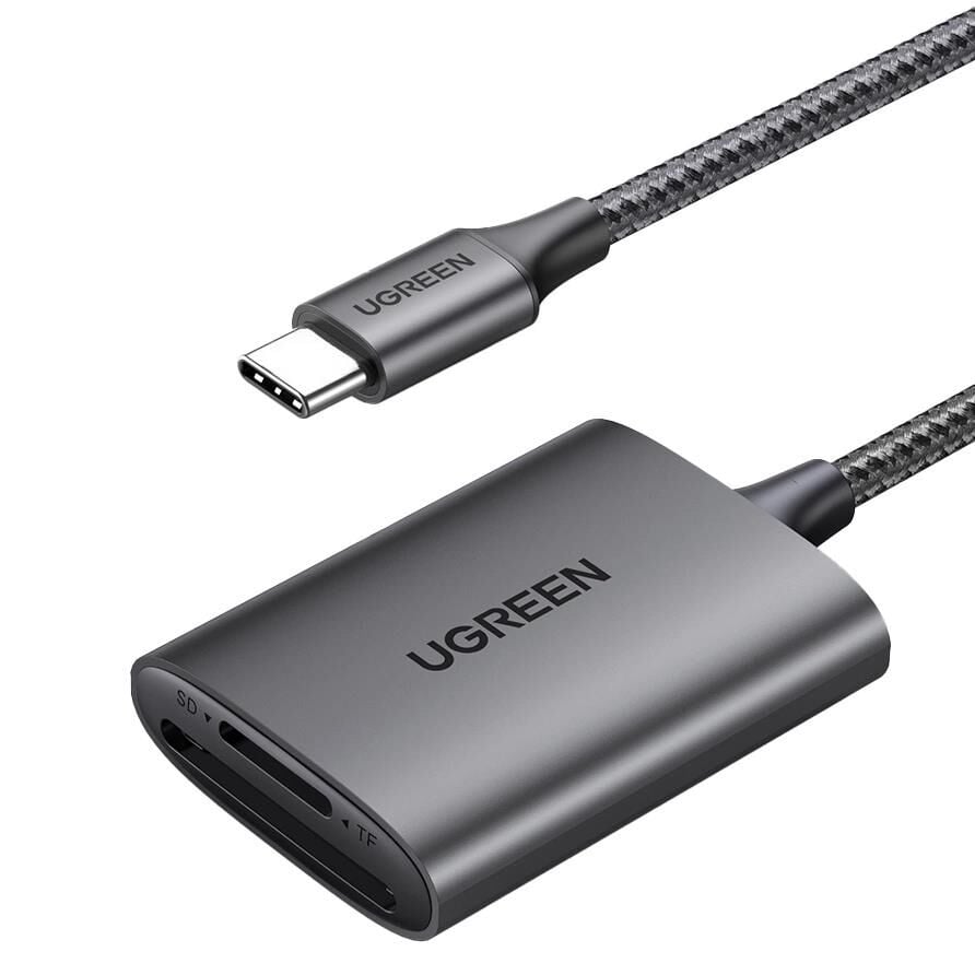 UGREEN 15251 CM401 USB-C 3.0 SDHC miniSD microSD MMC RS-MMC MMCmicro SDXC SD Hafıza Kartı Okuyucu