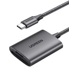 UGREEN 15251 CM401 USB-C to SDHC miniSD microSD MMC RS-MMC MMCmicro SDXC SD Çok Fonksiyonlu Kart Okuyucu