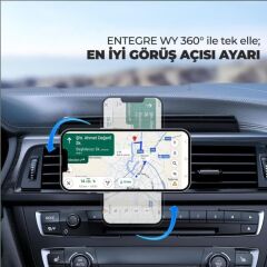 WOYAX by DEJİ WY-HR09 MagSafe Mıknatıslı Kablosuz Soğutmalı Şarjlı ProMag Araç İçi Telefon Tutucu