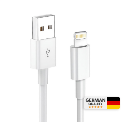 WOYAX by DEJİ DJ-C03 2.1A Lightning to USB Data ve Şarj Kablosu Beyaz 1.2metre