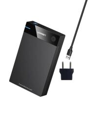 UGREEN 30849 US222 Çepeçevre Koruma 5GB/s Veri Aktarımı 3.5''-2.5'' USB 3.0 Sata Sabit Disk Muhafazası Harici Kablo 1metre