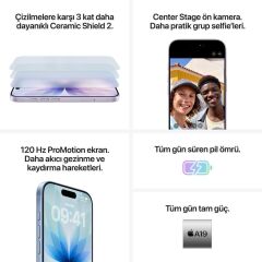 APPLE iPhone 17 256GB Sis Mavisi Cep Telefonu MG6L4TU/A (Apple TÜRKİYE Garantili)