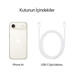 APPLE iPhone Air 256GB Uçuk Altın Cep Telefonu MG2N4TU/A (Apple TÜRKİYE Garantili)
