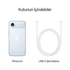 APPLE iPhone Air 512GB Gök Mavisi Cep Telefonu MG2N4TU/A (Apple TÜRKİYE Garantili)