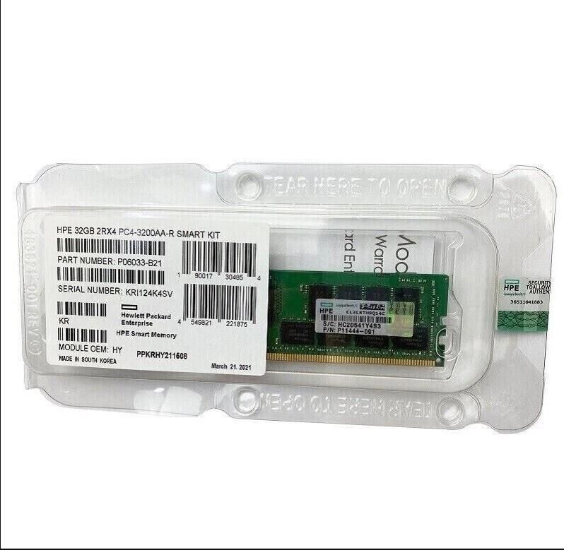 HP SK HYNİX 32GB DDR4 3200MHz PC4-3200 RDIMM Sunucu Ram HMA84GR7DJR4N-XN P06033-B21