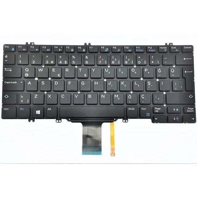 DELL Latitude 3520 Backlite Türkçe Q Klavye Orijinal 0R9PG3