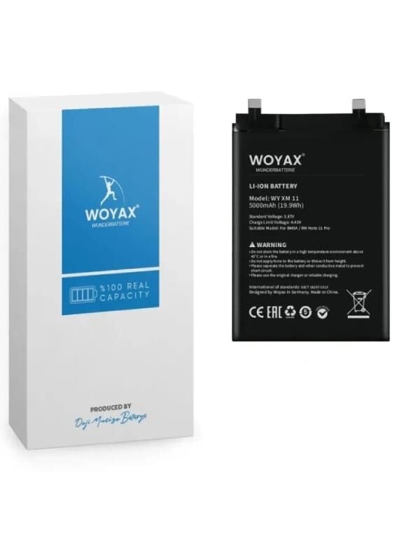 WOYAX by DEJİ XİAOMİ Redmi Note 11 Pro BM5A 5000mAh Batarya