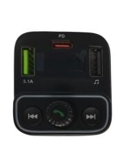 Multifunction Wireless P23 20W 3A Araç Bluetooth BT 5.3 Çağrı Alıcısı Transmitter MP3 Player - 2