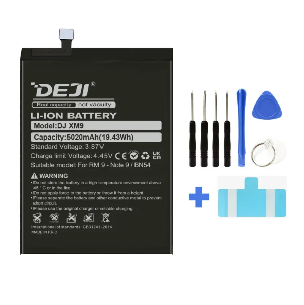 XİAOMİ Redmi Note 9 / Redmi 9 BN54 5020mAh Batarya DEJİ