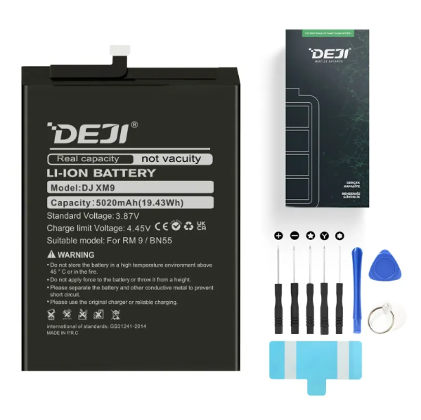 XİAOMİ Redmi Note 9S BN55 5020mAh Batarya DEJİ