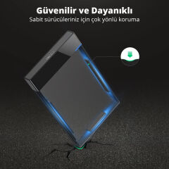 UGREEN 30848 US221 USB 3.0 to Sata3 2.5 inç Harddisk SSD Sabit Disk Muhafaza Kutusu