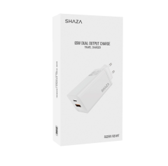 SHAZA USB-C 45W to USB-A 18W Çift Çıkışlı USB QC3.0 Type-C PD 65W Şarj Adaptörü - 2