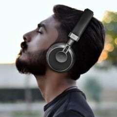 WİWU Elite Headset WE201 Bluetooth Kulaklık Siyah