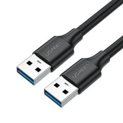 UGREEN 60525 US128 USB-A Erkek to USB-A Erkek 3.0 Kablo Siyah 1metre