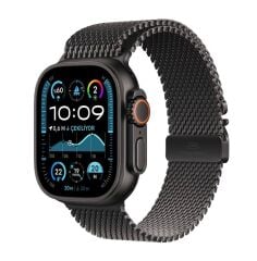 APPLE Watch Ultra 2 GPS + Cellular 49mm Black Titanyum Kasa Milanese Loop M Akıllı Saat MX5U3TU/A - 2