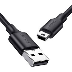 UGREEN 30472 US132 USB-A to Mini 5pin M Kablo Şarj ve Data Kablo Siyah 2metre