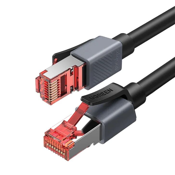 UGREEN 15247 NW264 CAT8 40Gbps 2000MHz Yüksek Ağ Hızı Gigabit FTP Ethernet Kablo Örgülü 3metre