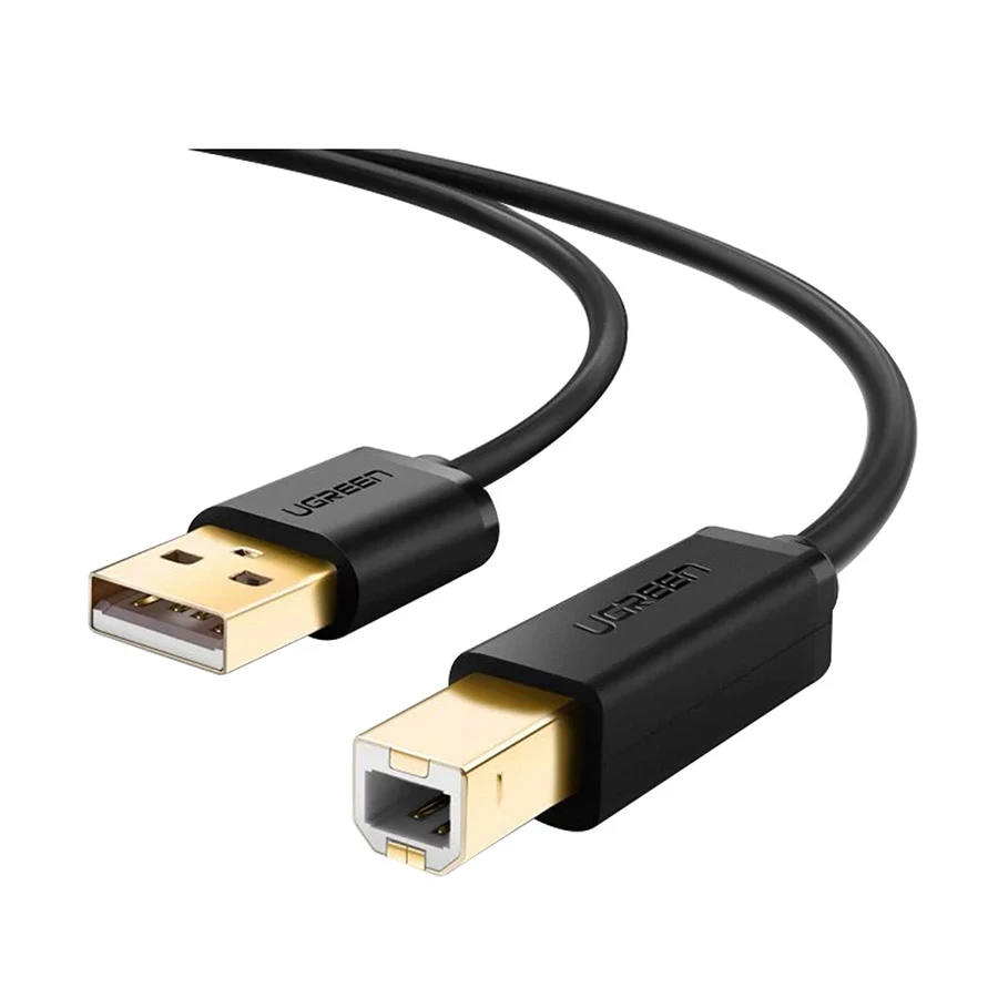 UGREEN 10351 US135 USB-A to USB-B 2.0 Yazıcı Tarayıcı Kablo Siyah 3metre