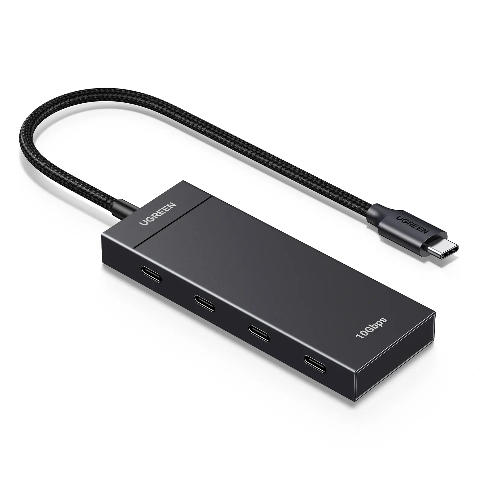 UGREEN 35584 CM806 USB-C 10Gbps Yüksek Hız 4 Port Bağlantı Noktalı 4xUSB-C 3.2 Gen 2 Çoklayıcı HUB Siyah